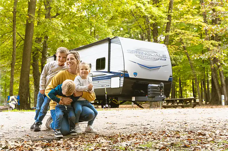 RV campsite near Springdale